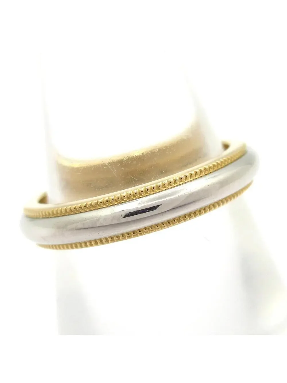 Tiffany&Co. Milgrain Band Ring 18K #298258T15B